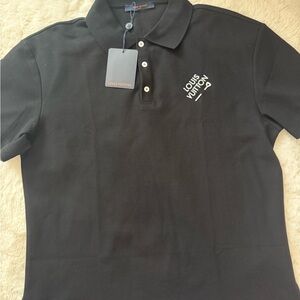 Louis Vuitton Black Polo Shirt for Men